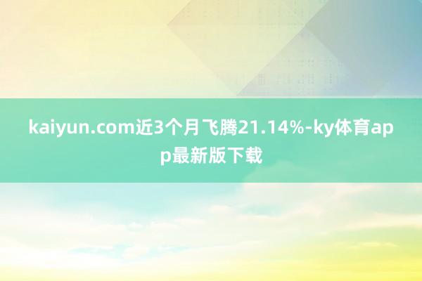 kaiyun.com近3个月飞腾21.14%-ky体育app最新版下载